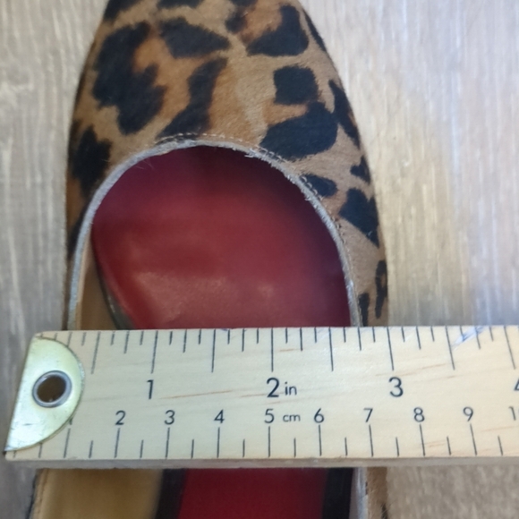 Clearout Final West Shoe Women's 8.5 Leopard Print Pumps Mob Wife Horse Hair - Picture 6 of 7